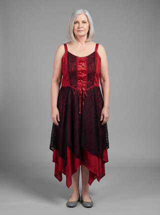 Kupondol Rayon Corset Dress