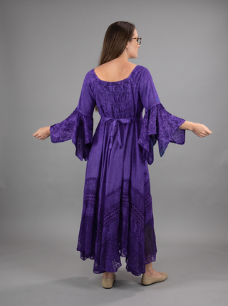 Kunde Rayon Medieval Handkerchief Corset Gown