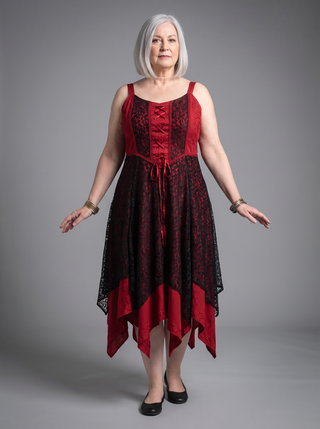 Kupondol Rayon Corset Dress