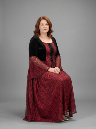 Teku Rayon Corset Renaissance Dress