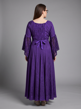 Kunde Rayon Medieval Handkerchief Corset Gown