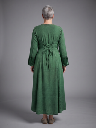 Kavre Rayon Corset Gothic Maxi Dress