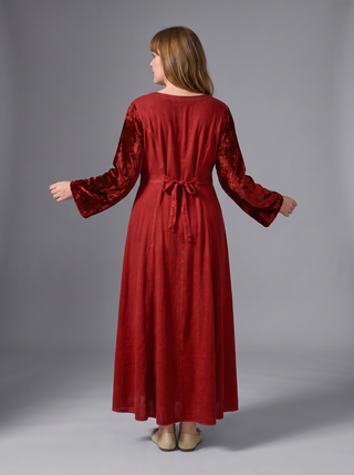 Chamje Rayon Velvet Corset Renaissance Gown