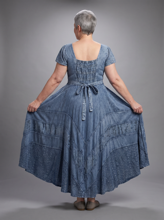 Birethanti Rayon Corset Gothic Dress