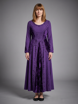 Harisiddhi Rayon Scoop-Neck Corset Gown