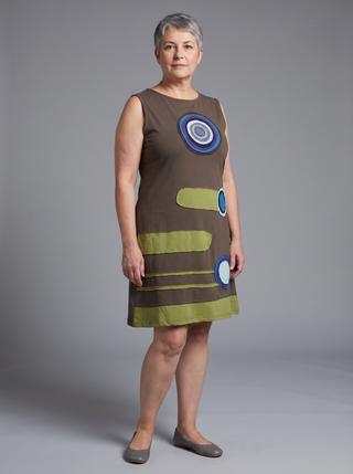 Letang Junior Patch Knit Cotton Summer Dress