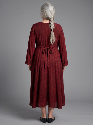 Mahottari Rayon Crepe Butterfly Empire Dress