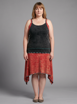 Hemja Knit Cotton Spaghetti-Strap Sundress
