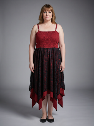 Kupondol Rayon Corset Dress