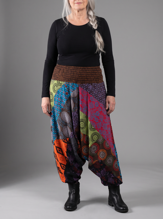 Lagankhel Cotton-Rayon Hippie Afghani Harem Pants
