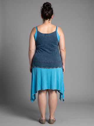 Hemja Knit Cotton Spaghetti-Strap Sundress