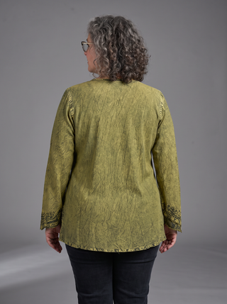 Dhaulagiri Rayon Renaissance Embroidered Blouse