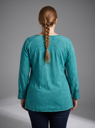Dhaulagiri Rayon Renaissance Embroidered Blouse