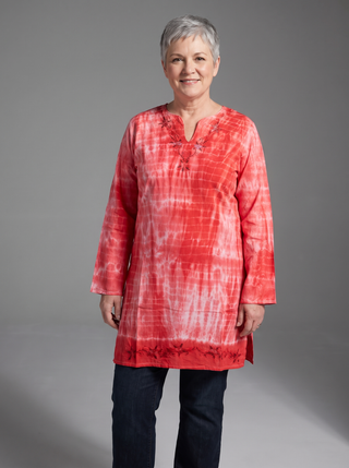 Baitadi Embroidered Cotton Long Tunic
