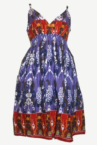 D-618 - AGAN TRADERS JUNIOR Cotton Summer Beach Vacation DRESS - Agan Traders