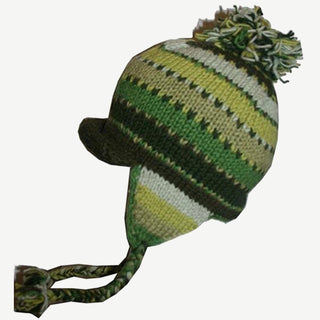 Himalayan Wool Ski Trapper Fleece Lined Beanie Hat - Agan Traders