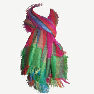 Bhakundebesi Rayon Rainbow Jaipur Print Shawl Wrap