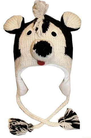 2-Ply Wool Adult Animal Hat - Agan Traders, Skunk