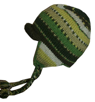 Himalayan Wool Ski Trapper Fleece Lined Beanie Hat - Agan Traders