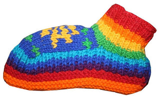 Knit Fleece Lined Winter Socks Booties - Agan Traders