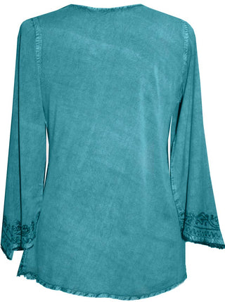 Dhaulagiri Rayon Renaissance Embroidered Blouse