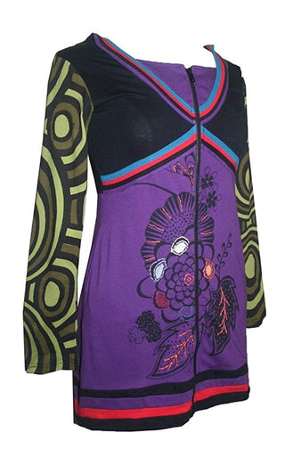 27 RD Soft Knit Printed Junior Misses Tunic Dress - Agan Traders