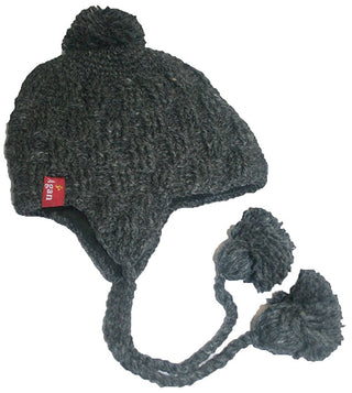 Highland Wool Knit Beanie Fleece Earflap Beanies - Agan Traders, 1411 CH