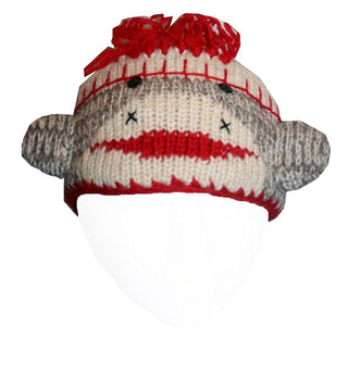 Wool Animal Headband - Agan Traders, Sockmonkey2