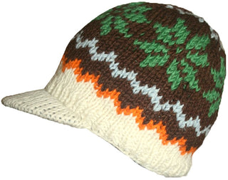 Knit Peak Hat OR Mitten Or Folding Mitten - Agan Traders