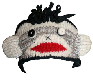 Wool Animal Headband - Agan Traders, Sockmonkey1