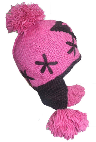 Highland Wool Knit Beanie Fleece Earflap Beanies - Agan Traders, 1410 BP H
