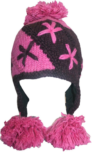 Highland Wool Knit Beanie Fleece Earflap Beanies - Agan Traders, 1410 BP H