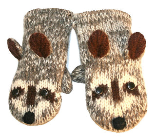 Agan Traders Wool Animal Mitten Kids Size - Agan Traders