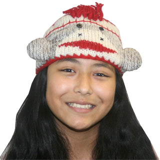 Wool Animal Headband - Agan Traders, Sockmonkey2