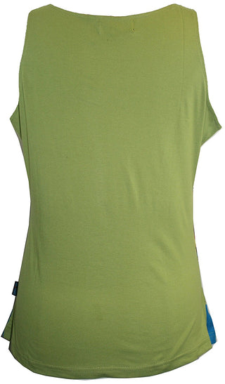 RT 828 Agan Traders Nepal Bohemian Gypsy Funky Knit Cotton Tank Top Blouse - Agan Traders, Multi 2