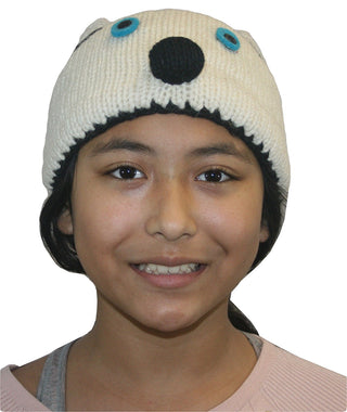 Wool Animal Headband - Agan Traders, Polar Bear