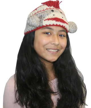 Wool Animal Headband - Agan Traders, Sockmonkey2