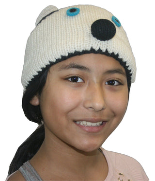 Wool Animal Headband - Agan Traders, Polar Bear