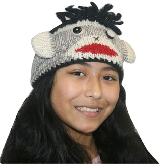 Wool Animal Headband - Agan Traders, Sockmonkey1