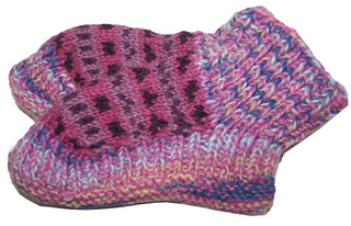 Knit Fleece Lined Winter Socks Booties - Agan Traders