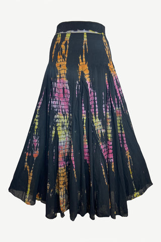 Annapurna Cotton Tie-Dye Lined Skirt