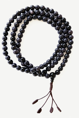 Bedkot Blue Sunstone Meditation Mala