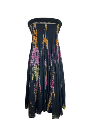 Annapurna Cotton Tie-Dye Lined Skirt