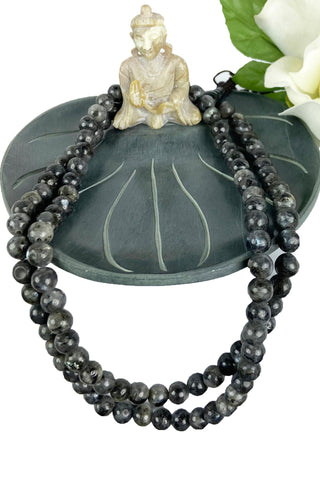 Agan Traders Original Tibetan Buddhist 108 Beads Prayer Meditation Mala - Agan Traders, Labrodite