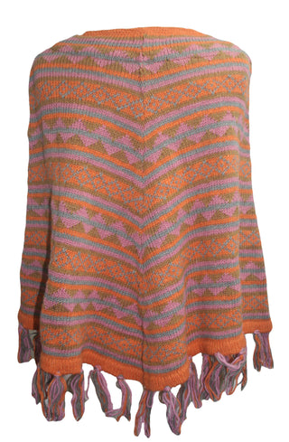 100 PN Himalayan Soft Lambs Wool Hand Knitted Poncho - Agan Traders, PN 100 2