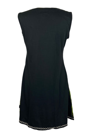 Kalimati Knit Cotton Asymmetrical Printed Maxi Dress