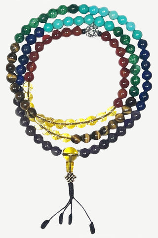 Nawalparasi Gemstone Seven Chakra Healing Mala