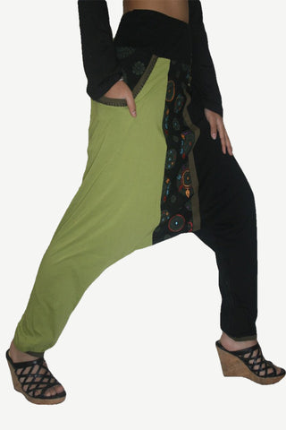 Pisang Junior Hippie Knit Cotton Harem Pants